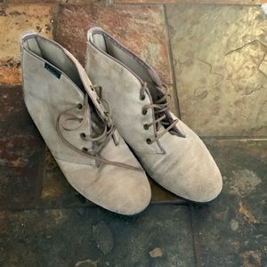 Beacon Tan Leather Lace Up Booties